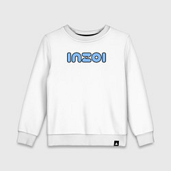 Детский свитшот Inzoi синий логотип