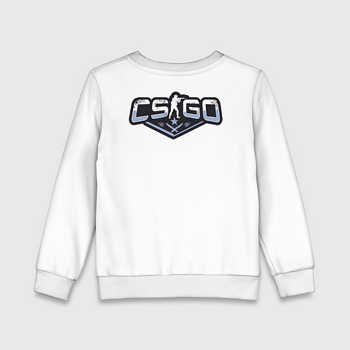 Детский свитшот Counter-Strike плохой парень / Белый – фото 2