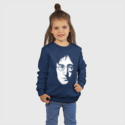 Свитшот хлопковый детский Джон Леннон, цвет: тёмно-синий — фото 2