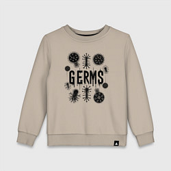 Детский свитшот Микробы вирусы и бактерии