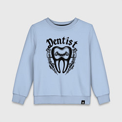 Свитшот хлопковый детский Зубной мастер зуб механический, цвет: мягкое небо