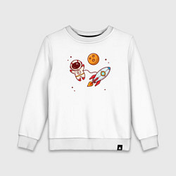 Детский свитшот В открытом космосе