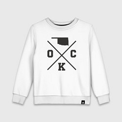 Детский свитшот Map OKC
