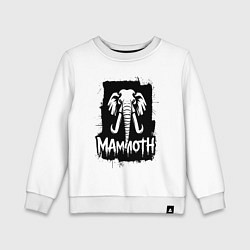 Детский свитшот Мамонт в стиле граффити