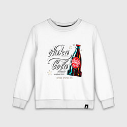 Свитшот хлопковый детский Nuka cola - Fallout, цвет: белый
