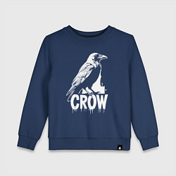 Детский свитшот Ворона в стиле граффити