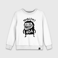 Детский свитшот Тролль хакер - ошибка 404