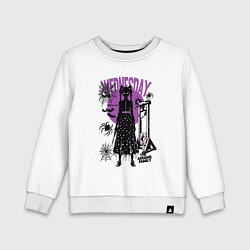 Детский свитшот Уэнсдэй с ножом