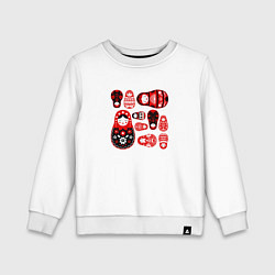 Детский свитшот Матрёшки расписные