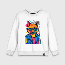 Детский свитшот Лиса Pop Colors