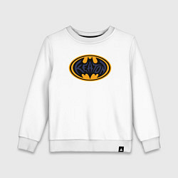 Свитшот хлопковый детский Batman Keaton, цвет: белый