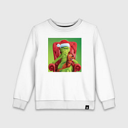 Детский свитшот Гринч и его верный друг пес