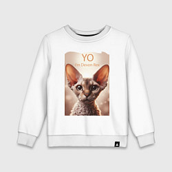 Детский свитшот Yo - Im Devon Rex