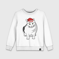 Детский свитшот Мемный кот Бендер - 2026