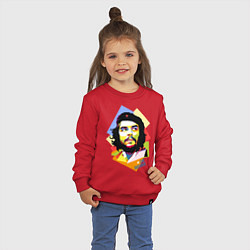 Свитшот хлопковый детский Che Guevara Art, цвет: красный — фото 2