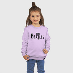 Свитшот хлопковый детский The Beatles, цвет: лаванда — фото 2