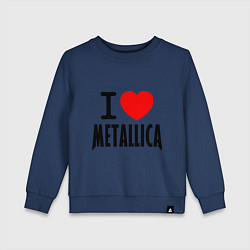 Детский свитшот I love Metallica