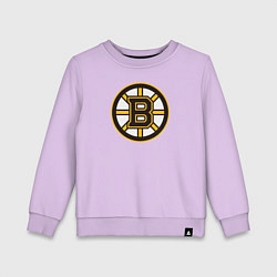 Свитшот хлопковый детский Boston Bruins, цвет: лаванда