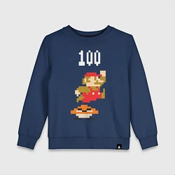 Детский свитшот Mario: 100 coins