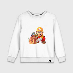 Детский свитшот Super Mario: Builder