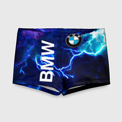 Плавки для мальчика BMW Синяя молния, цвет: 3D-принт