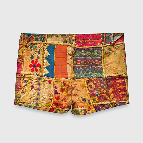 Детские плавки Пэчворк Лоскутное одеяло Patchwork Quilt / 3D-принт – фото 2