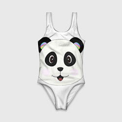 Купальник для девочки Panda, цвет: 3D-принт
