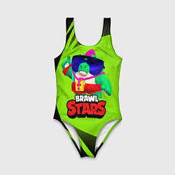 Купальник для девочки Базз Buzz Brawl Stars, цвет: 3D-принт