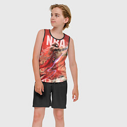 Майка-безрукавка детская Спорт NBA, цвет: 3D-черный — фото 2