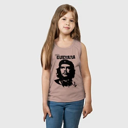 Майка детская хлопок Che Guevara, цвет: пыльно-розовый — фото 2