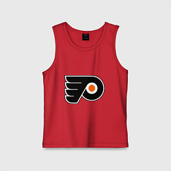 Майка детская хлопок Philadelphia Flyers, цвет: красный