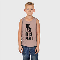 Майка детская хлопок The Last of Us: Part II, цвет: пыльно-розовый — фото 2