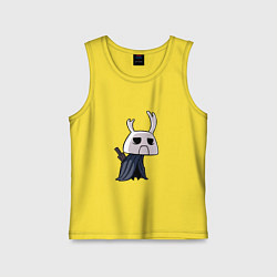 Майка детская хлопок Hollow Knight, цвет: желтый