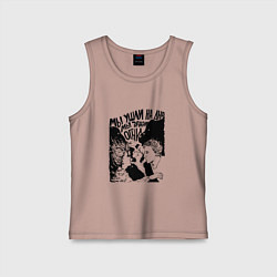 Майка детская хлопок Сплин: Линия Жизни, цвет: пыльно-розовый