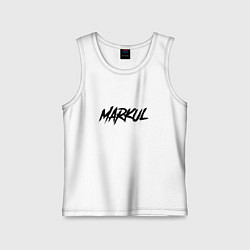 Майка детская хлопок Markul, цвет: белый