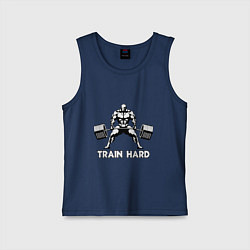 Детская майка Train hard тренируйся усердно