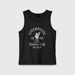 Майка детская хлопок Liverpool: Football Club, цвет: черный