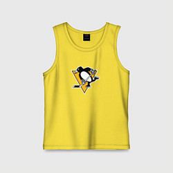 Майка детская хлопок Pittsburgh Penguins: Evgeni Malkin, цвет: желтый