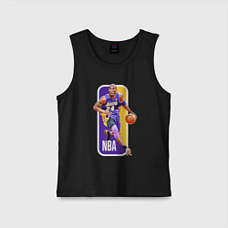 Майка детская хлопок NBA Kobe Bryant, цвет: черный