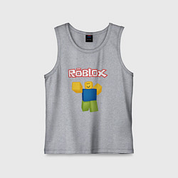 Майка детская хлопок ROBLOX, цвет: меланж