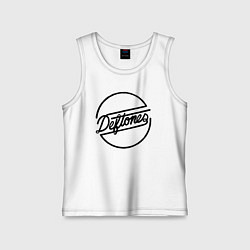 Майка детская хлопок Deftones, цвет: белый