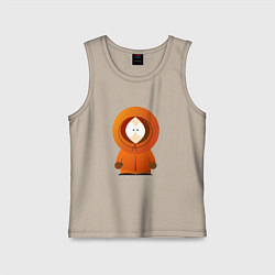 Майка детская хлопок ЮЖНЫЙ ПАРК, цвет: миндальный