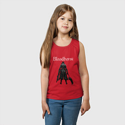 Майка детская хлопок Bloodborne, цвет: красный — фото 2