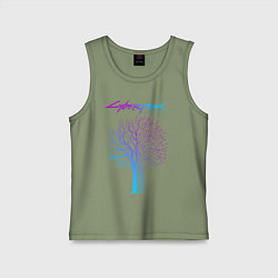 Детская майка ДЕРЕВО CYBERPUNK 2077