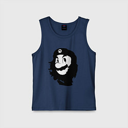 Майка детская хлопок Che Mario, цвет: тёмно-синий