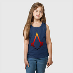 Майка детская хлопок Assassins Creed, цвет: тёмно-синий — фото 2