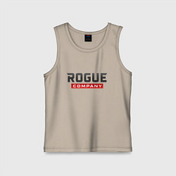 Майка детская хлопок Rogue Company, цвет: миндальный