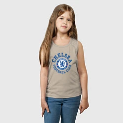 Майка детская хлопок Chelsea FC, цвет: миндальный — фото 2