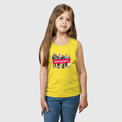 Майка детская хлопок Голяк Brassic, цвет: желтый — фото 2