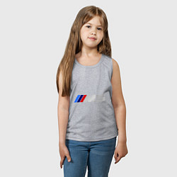 Майка детская хлопок BMW M5, цвет: меланж — фото 2